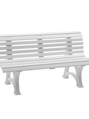 Schnäppchen Blome Gartenbank 3-Sitzer » Helgoland « in weiß - 150 cm