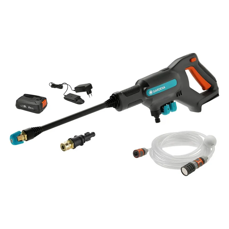 Gardena Akku-Mitteldruckreiniger » AquaClean 24/18V P4A « viel Zubehör Bestseller