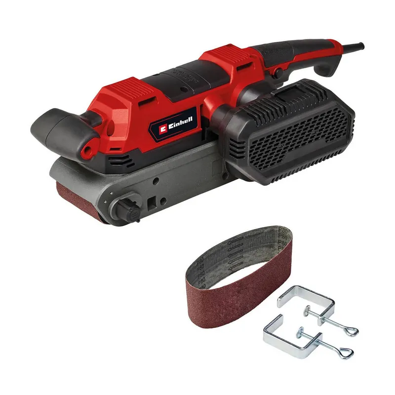 Super-Preis Einhell Bandschleifer » TE-BS 850 E « inkl. 3x Schleifbänder P80