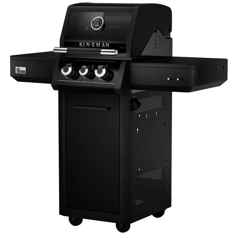 Neu Mr. Gardener Gasgrill » Kingman 2 MK « 2 Brenner, inkl. Seitenkocher