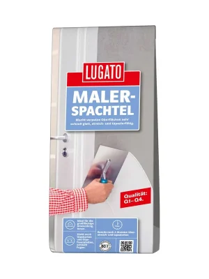 Markenware Lugato Flächenspachtel » Malerspachtel « 4 kg, Weiß