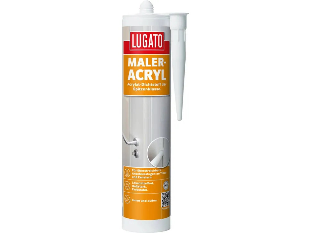 Lugato Dichtstoff » Maleracryl « 310 ml, überstreichbar nach 4-6 Std. Wochenendangebot