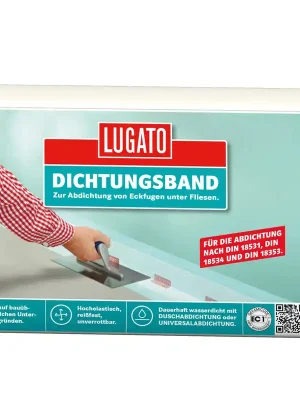 Lugato Dichtungsband » 5 Meter « Eckfugen-Abdichtung unter Fliesen Direkt Vom Hersteller