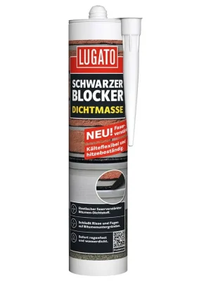 Lugato Dichtmasse » Schwarzer Blocker « Bitumen-Dichtstoff, 310 ml Solange Der Vorrat Reicht