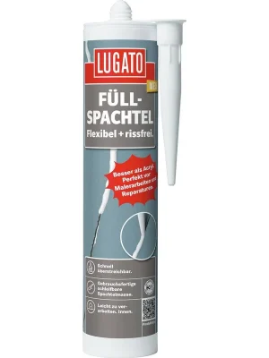 Lugato Dichtstoff » Füllspachtel « 310 ml, Weiß, für Innen Neu