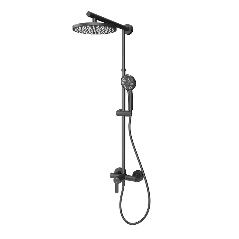 ♦ OUTLET ♦ Schulte Duschsystem » DuschMaster Rain Classic « EP9621-68 BLACK Finale Aktion