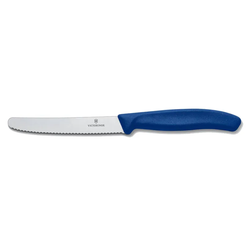 Sonderangebot VICTORINOX Tomatenmesser, Brötchenmesser, Küchenmesser blau SwissClass