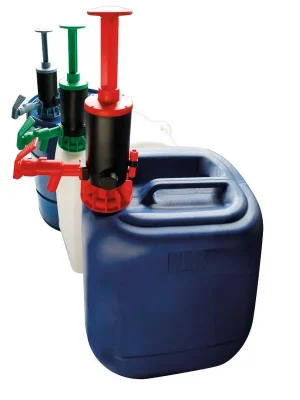JESSBERGER GMBH 813276 Abfüll-und Transferpumpe, 20 l/min, grün, Dichtung FKM für leicht aggressive Chemikalien z.B: Säuren/ Laugen und 200 l-Fässer und 20 l Kanister geeign Neuheit