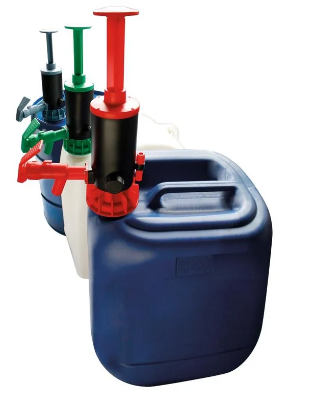 JESSBERGER GMBH 813276 Abfüll-und Transferpumpe, 20 l/min, grün, Dichtung FKM für leicht aggressive Chemikalien z.B: Säuren/ Laugen und 200 l-Fässer und 20 l Kanister geeign Neuheit