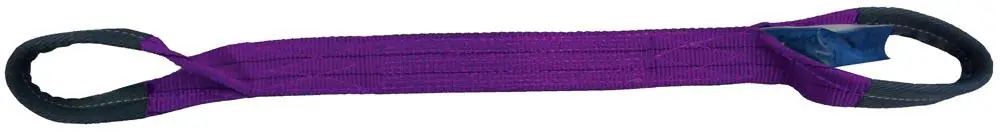 FS HEBETECHNIK 6041935 Hebeband, Traglast 1000 kg, Länge 6 m, Bandbreite 30 mm, Farbe violett, 1 Streifen, VE 4 Stück Nur Für Kurze Zeit