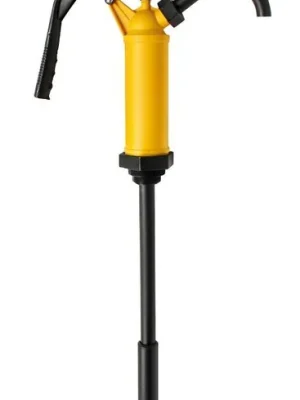 Saisonangebot JESSBERGER GMBH 813269 Handhebelpumpe 0,45 l/Hub, Dichtung Viton für leicht aggressive Chemikalien geeignet, Tauchrohr 340-900 mm, Durchm. 40 mm, G 1 1/2+G 2 Zoll