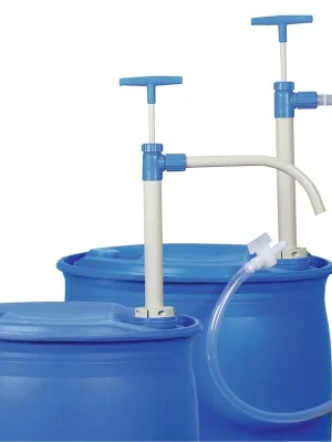 BÜRKLE 1891987 Fasspumpe PP, Eintauchtiefe 650 mm, Schlauch, Förderleistung ca. 12 l/min Sonderaktion