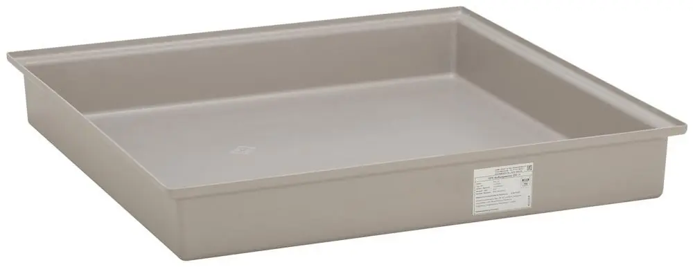 Schnäppchen CEMO 813050 Auffangwanne aus GFK, ohne Gitterrost, Auffangvolumen 220 l, BxTxH 1280x1280x180 mm