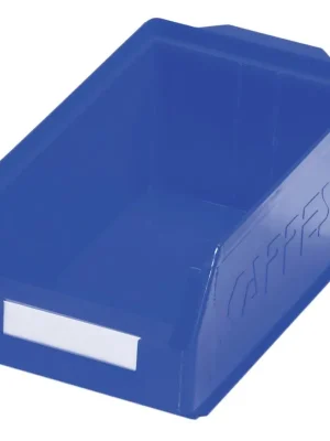Direktkauf KAPPES 863672 Sichtlagerkasten mit rückseitiger Griffmulde, BxH 200x150 mm, Tiefe außen/innen 350/300 mm, Farbe blau
