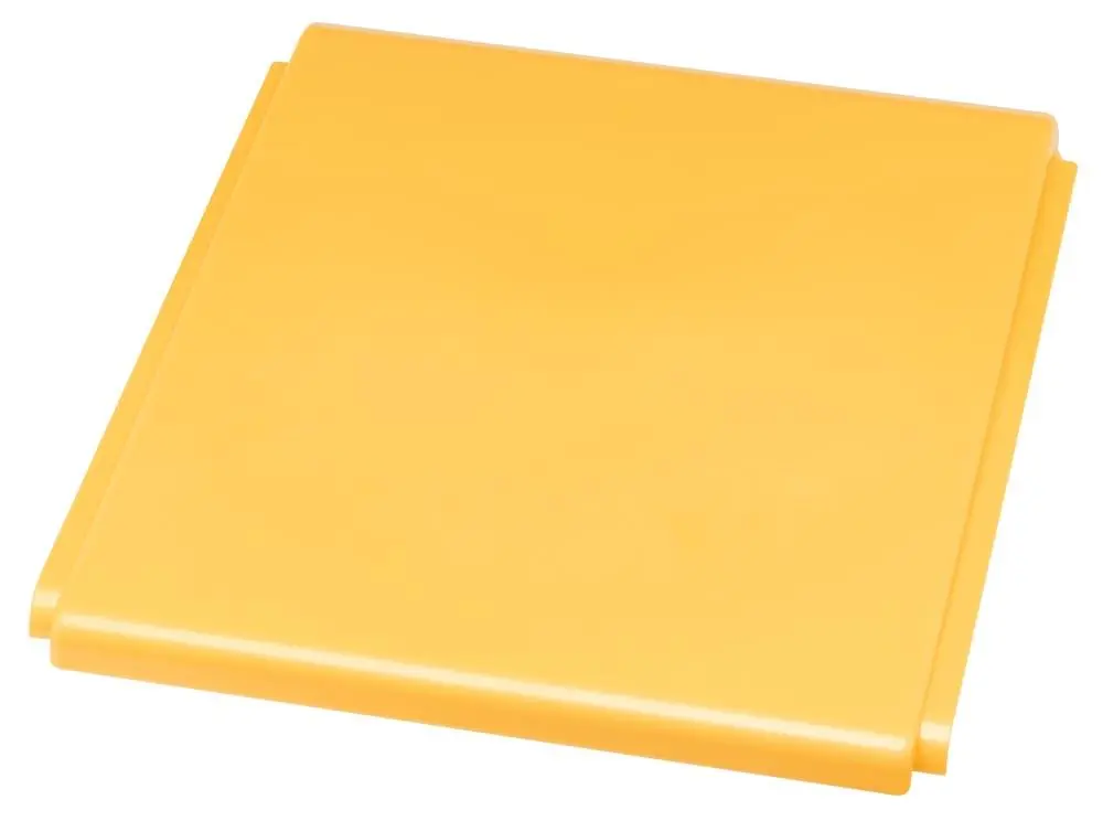 VAR GMBH 816229 Kunststoffdeckel zu Kunststoff-Container Volumen 60 l, Farbe gelb Schnäppchen