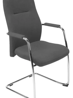 Bestseller NOWY STYL GMBH 851764 Freischwinger, gepolstert, Sitz-BxTxH 500x460x490mm, Stoffbezug anthrazit