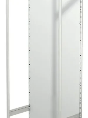 KERKMANN 6019784 Steckregal mit Rückwand, ohne Böden, Grundfeld, BxTxH 750x400x2250 mm, lichtgrau Expressversand