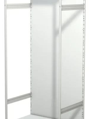 Bestseller KERKMANN 6019792 Steckregal mit Rückwand, ohne Böden, Grundfeld, BxTxH 960x600x2250 mm, lichtgrau