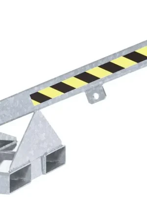 Preisreduziert RR 1991893 Kranarm für Gabelstapler, Länge 1390 mm, Traglast 350-1000 kg, starr, Neigung 25 Grad, verzinkt