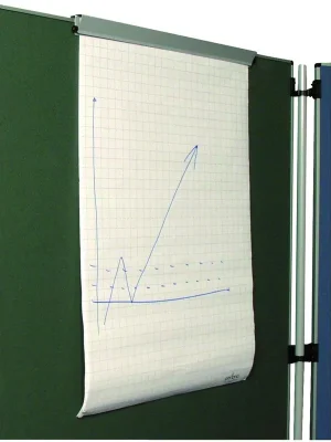 Rabatt KROMEDIA 6021796 Flipchartblockhalter, aufsteckbar, für Stellwandsystem