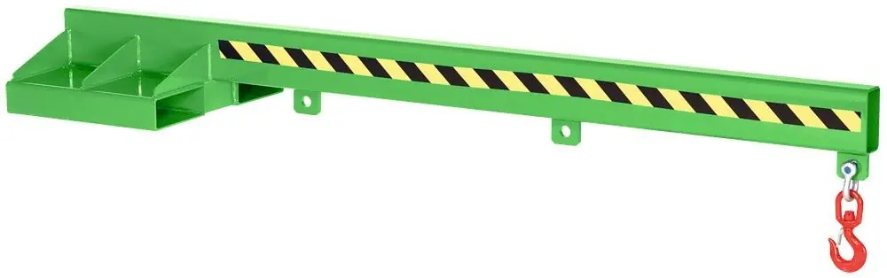 Jetzt Kaufen RR 6471867 Kranarm für Gabelstapler, Länge 1500 mm, Traglast 550-2500 kg, starr, RAL 6018 gelbgrün