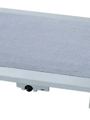 MAUL GMBH 859212 Fussstütze, beheizt, BxTxH 450x390x48-119/66-220 mm, 30-45 Grad C, Kunststoff mit Teppichbelag, grau Mega-Angebot