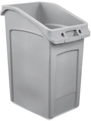 Finale Aktion GLOGNER 6409727 Abfall-Untertischbehälter, BxTxH 560x250x660 mm, Vol. 49 Liter, Farbe grau