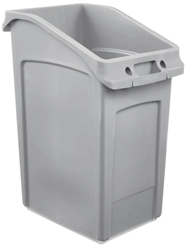Finale Aktion GLOGNER 6409727 Abfall-Untertischbehälter, BxTxH 560x250x660 mm, Vol. 49 Liter, Farbe grau