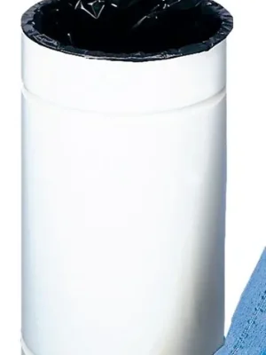 Heißes Angebot VAR GMBH 810984 Tretabfallsammler, fußbetätigt, Stahlblech, Volumen 60 Liter, Durchm. 450 mm, Höhe 700 mm, Behälter elfenbein, Deckel silber