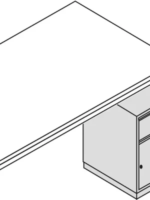 Rabatt ROCHOLZ 835942 Schrankeinheit, 1 Schublade, 1 Schranktür, BxTxH 535x600x785 mm