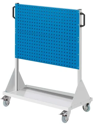KAPPES 848019 Werkstattwagen mit 2 Lochplatten je Seite, BxTxH 1000x500x1230 mm, RAL 7035/5010 Heißes Angebot