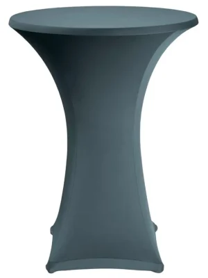 BILGERY 6408091 Stretchhusse + Top für Bistrotisch 85 cm, Material: 10 Elastan 90, Polyester 210g/qm, schwarz Preis Gesenkt