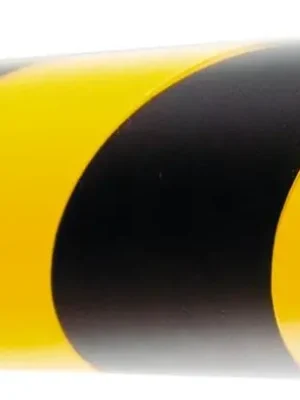 Highlight MORAVIA GMBH 6408725 Warn- und Schutzprofil, Kantenschutz, Kreis, 40x40 mm, gelb/schwarz, magnetisch, Länge 1000 mm