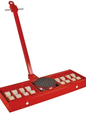 Markenprodukt SCHEFER MIETSTAPLER GMBH 832055 Fahrwerk lenkbar, Traglast 24000 kg, 16 Rollen, Kassette 415x1120 mm, Zugstange