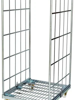 ESB 1979133 Rollbox, 2-seitig, Nutzhöhe 1460 mm, LxBxH 810x720x1640 mm, Bodenplatte aus Stahl, verzinkt Knallerangebot