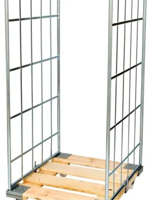 ESB 1979132 Rollbox, 2-seitig, Nutzhöhe 1460 mm, LxBxH 810x720x1640 mm, Bodenplatte aus Holz, natur Top-Angebot