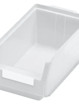 KAPPES 6017691 Sichtlagerkasten mit rückseitiger Griffmulde, BxH 200x150 mm, Tiefe außen/innen 350/300 mm, Farbe naturweiß Must-Have