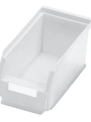 Letzte Chance KAPPES 6017692 Sichtlagerkasten, mit Aufhängeleiste, BxH 140x130 mm, Tiefe außen/innen 290/245 mm, Farbe naturweiß