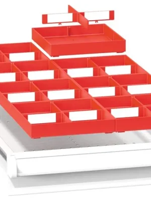 Finale Aktion POLAK CZ S.R.O. 6424171 Einteilungsmaterial-Set, 8xBox, 24 Trennwände, LxBxH 605x316x47 mm, RAL3020