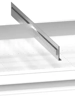 Solange Der Vorrat Reicht POLAK CZ S.R.O. 1613791 Einteilungsmaterial-Set, 1 Schlitzwand, 2 Trennbleche, für FH 75 mm, passend für Gehäusegröße BxT 731x753 mm