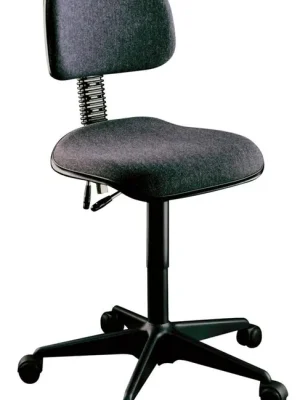 LOTZ 816290 Arbeitsstuhl, ESD, Stahlfußkreuz mit Kunststoff, Polster anthrazit, Höhe 450-580 mm, Rollen Bestpreis