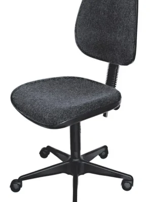 LOTZ 816292 Arbeitsstuhl, ESD, Stahlfußkreuz mit Kunststoff, Polster/Rücken groß, Höhe 450-580 mm, Rollen Heißes Angebot