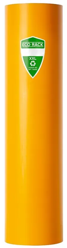 AMPERE 6408602 Regal-Anfahrschutz, Größe XXL, recycelter Kunststoff, orange, Höhe 600 mm, für Regalständerbreite 111-120 mm Jetzt Kaufen