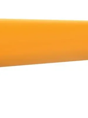 Finale Aktion AMPERE 6471520 Rammschutzbarriere, Einzelplanke, HDPE, Länge 2000 mm, Höhe 390 mm, Pollerdurchm. 140 mm, Verbindungsrohrdurchm. 200 mm, Farbe gelb
