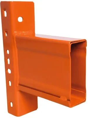 Markenware SCHULTE 6022088 Trägerholm für Palettenregal, Kastenprofil EGN 135x50x1,5, Traglast 3000 kg/pro Paar, Länge 3300 mm, orange