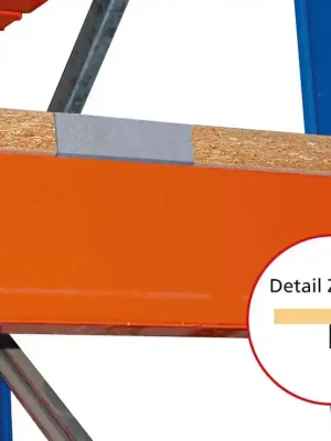 Meistverkauft SCHULTE 6022150 Spanplattenauflage 38 mm, inkl. Z-Blech, für Regal-BxT 1350x1100 mm, Fachlast 670 kg