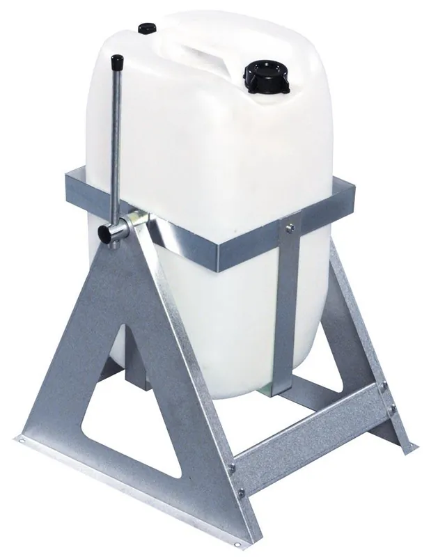 KONGA MEKANISKA VERKSTAD AB 833019 Fassaussgießer für 25 l Behälter aus aluverzinktem Stahl, LxBxH 285x260x410 mm Direkt Vom Hersteller