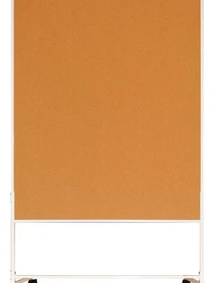 KROMEDIA 858561 Moderationswand Economy, Kork, Moderationsfläche BxH 1200x1500 mm, Gesamthöhe 1960 mm Begrenztes Angebot