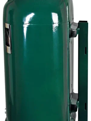 Top-Angebot RENNER GMBH 1981518 Abfallbehälter oval mit Ascher, Vol. 45 l, aus Stahlblech, BxTxH 425x330x590 mm, ohne Federklappe, RAL 6005