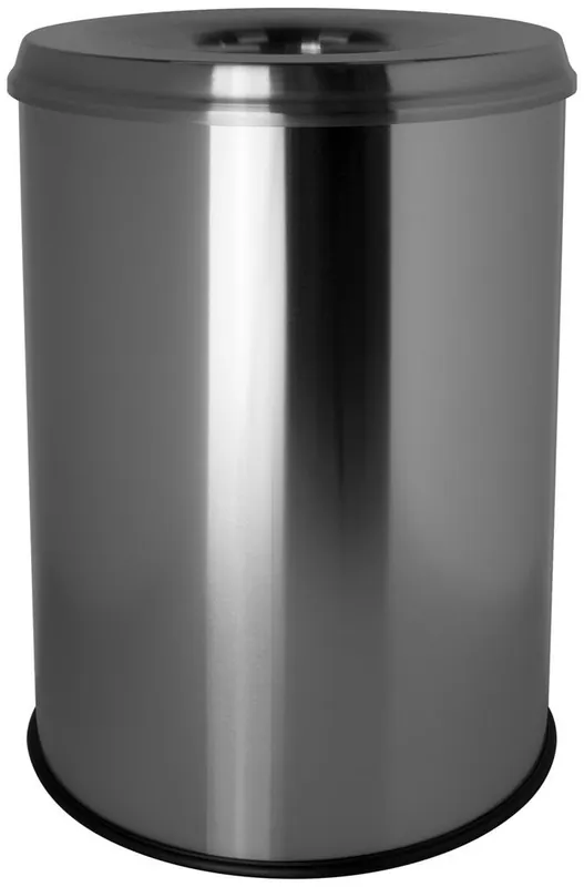HELIT INNOVATIVE BÜROPRODUKTE 6042805 Sicherheitspapierkorb, selbstlöschend, Volumen 15 l, Durchm.xH 260x335 mm, Edelstahl Bestpreis